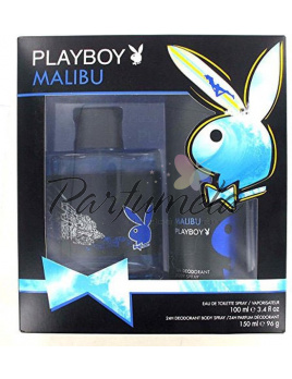 Playboy Malibu for Man SET : Toaletní voda 100ml + Deospray 150ml