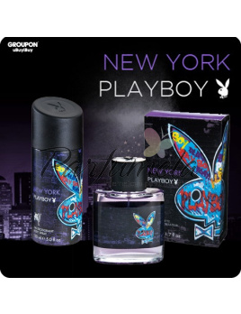 Playboy New York For Him SET: Toaletní voda 100ml + deospray 150ml