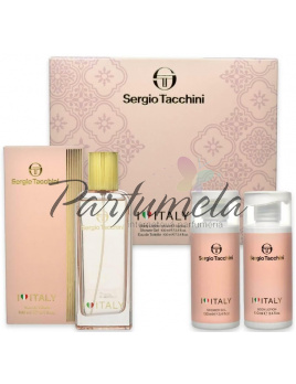 Sergio Tacchini I Love Italy SET: Toaletní voda 100ml + Sprchový gél 100ml + Tělové mléko 100ml